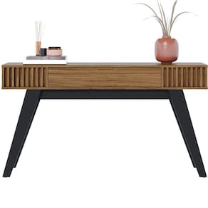 Aparador Para Sala 136 cm Com Gaveta RIV1525 Noce Milano CLB