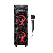 Caixa de som ACA1000 NewX Amvox LED PowerX 1000W Bivolt-Sem FM 1MIC
