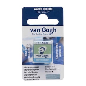 Aquarela Pastilha Talens Van Gogh 848 Interference Green