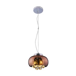 Lustre Plafon Startec Mini Attractive 21cm 2XG9 Bivolt Cobre