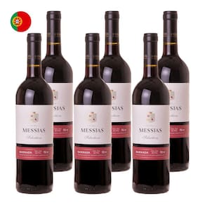 Kit 6 Vinhos Messias Selection Bairrada DOC Tinto Portugal 750ml