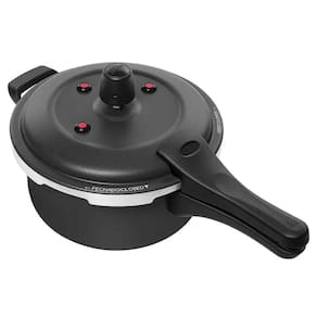Panela De Pressão Antiaderente Fecho Externo 3 Litros Preto Patolux