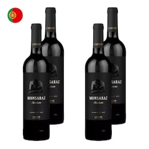 Kit 4 Vinhos Monsaraz DOC Tinto Portugal 750ml