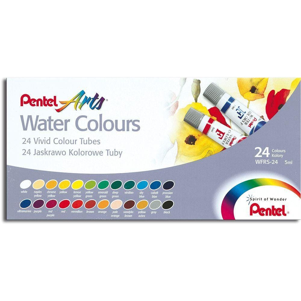 Aquarela A Base D água com 24 Cores Pentel WFRS-24