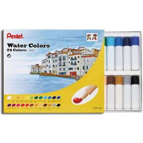 Aquarela À Base D Àgua C/ 24 Cores Pentel HTP-24