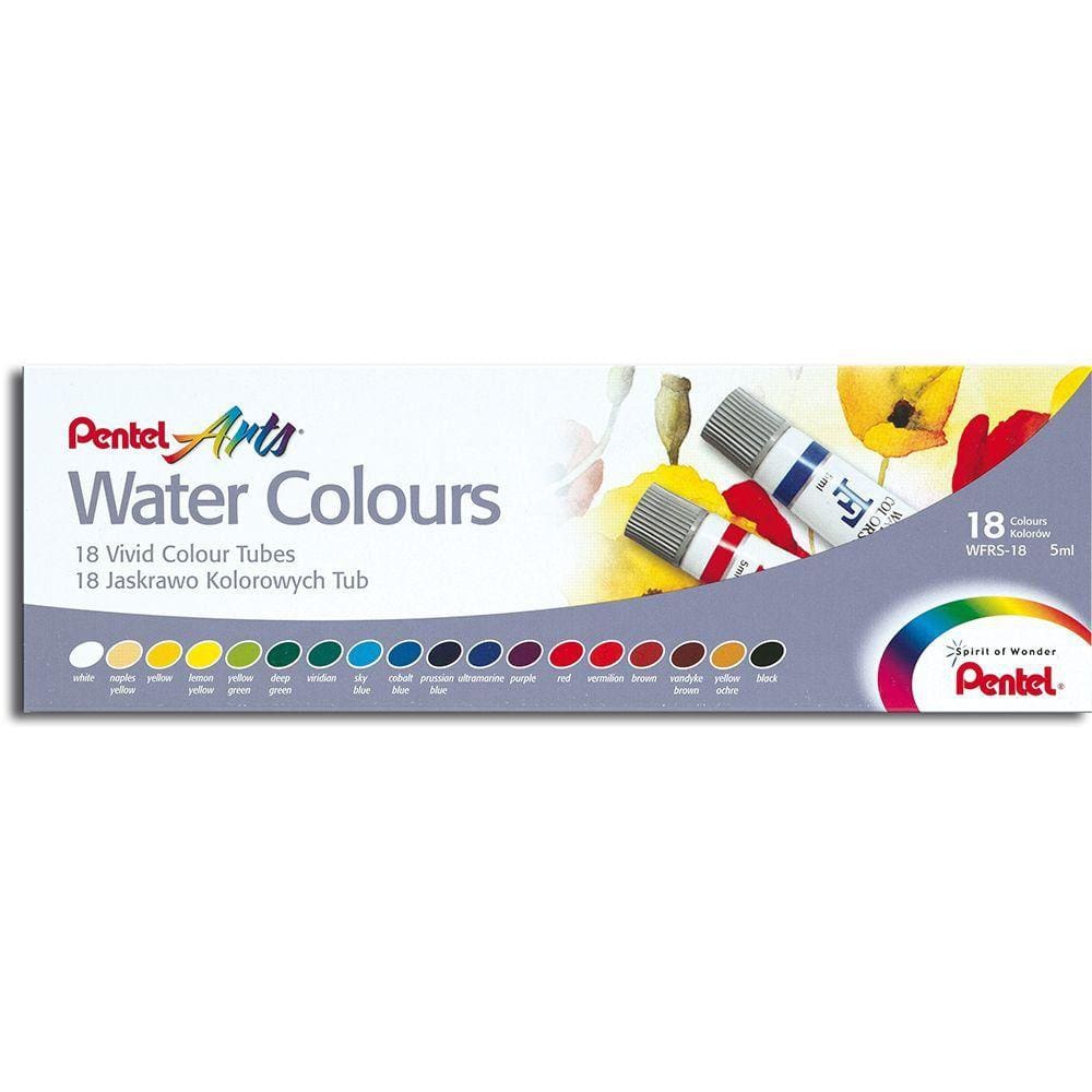 Aquarela A Base D água com 18 Cores Pentel WFRS-18