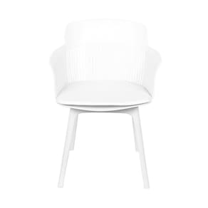 Cadeira 1123 Pp Com Almofada Branco Or Design
