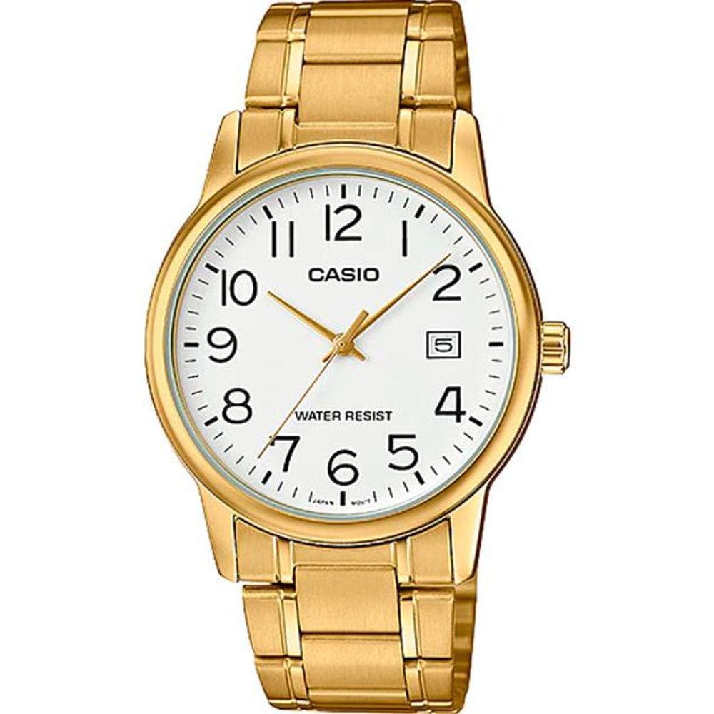 Relógio Casio Masculino Dourado Collection Mtp-V002g-7B2udf