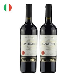 Kit 2 Vinhos Le Casine Sangiovese Tinto Itália 750ml