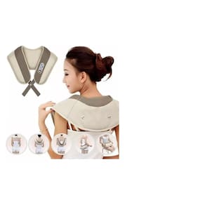 Massageador Cervical Ombros Lombar Pescoço Colete Shiatsu