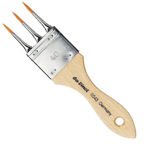 Pincel Da Vinci Overgrainer Garfo 3 Cabeças No. 40 Pelo Sintético Série 11543