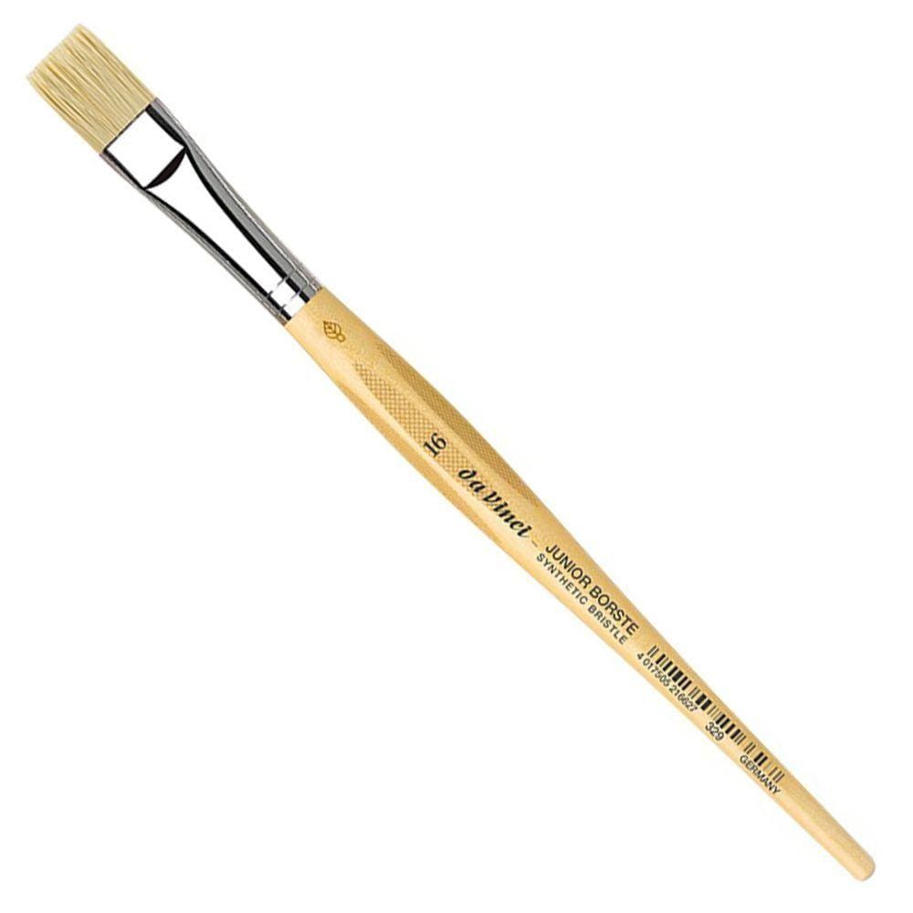 Pincel Da Vinci Junior Bristle Chato 16 Fibra Sintética Série 329
