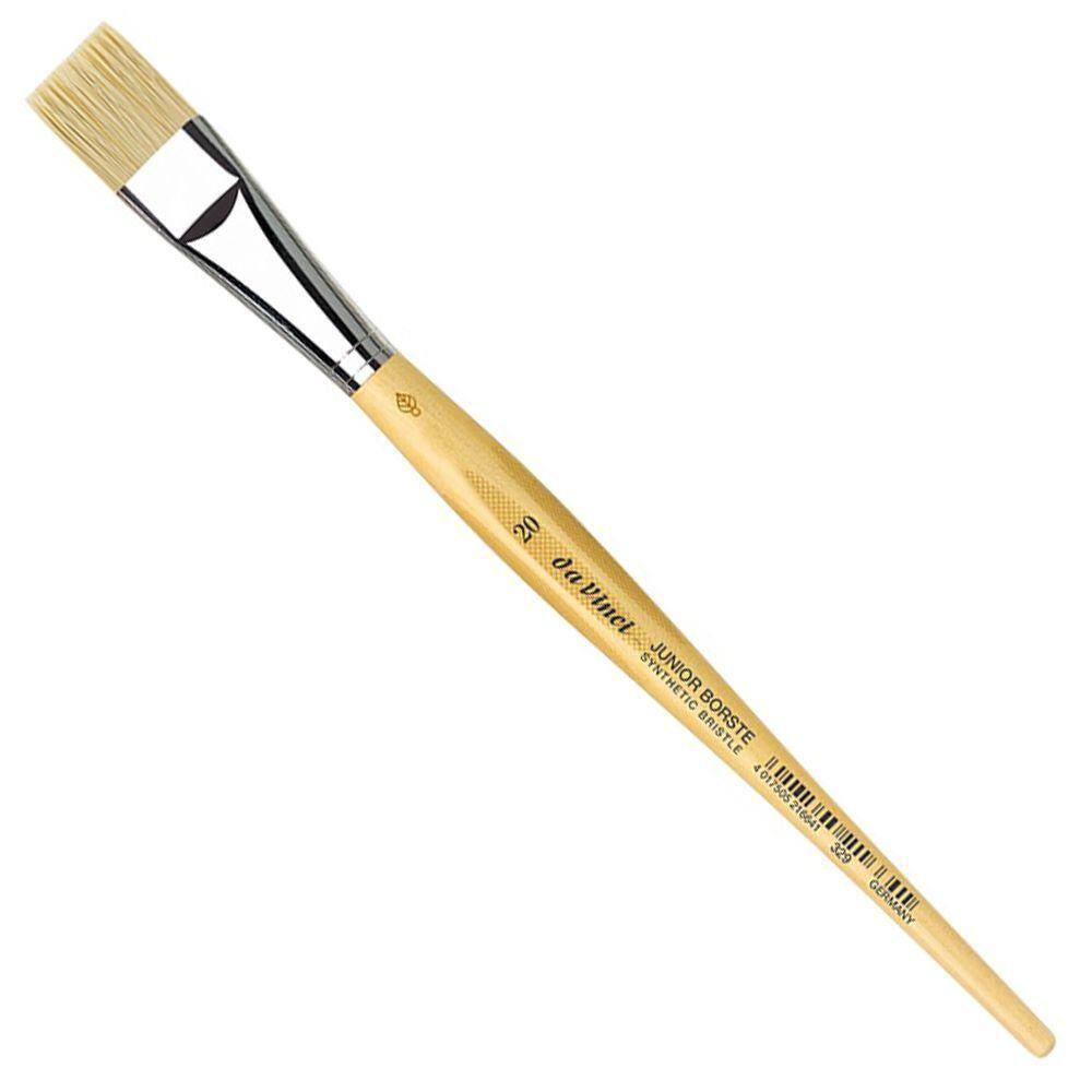 Pincel Da Vinci Junior Bristle Chato 20 Fibra Sintética Série 329