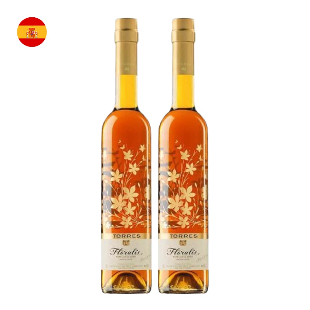 Kit 2 Vinhos Torres Floralis Moscatel Oro Branco Espanha 500ml