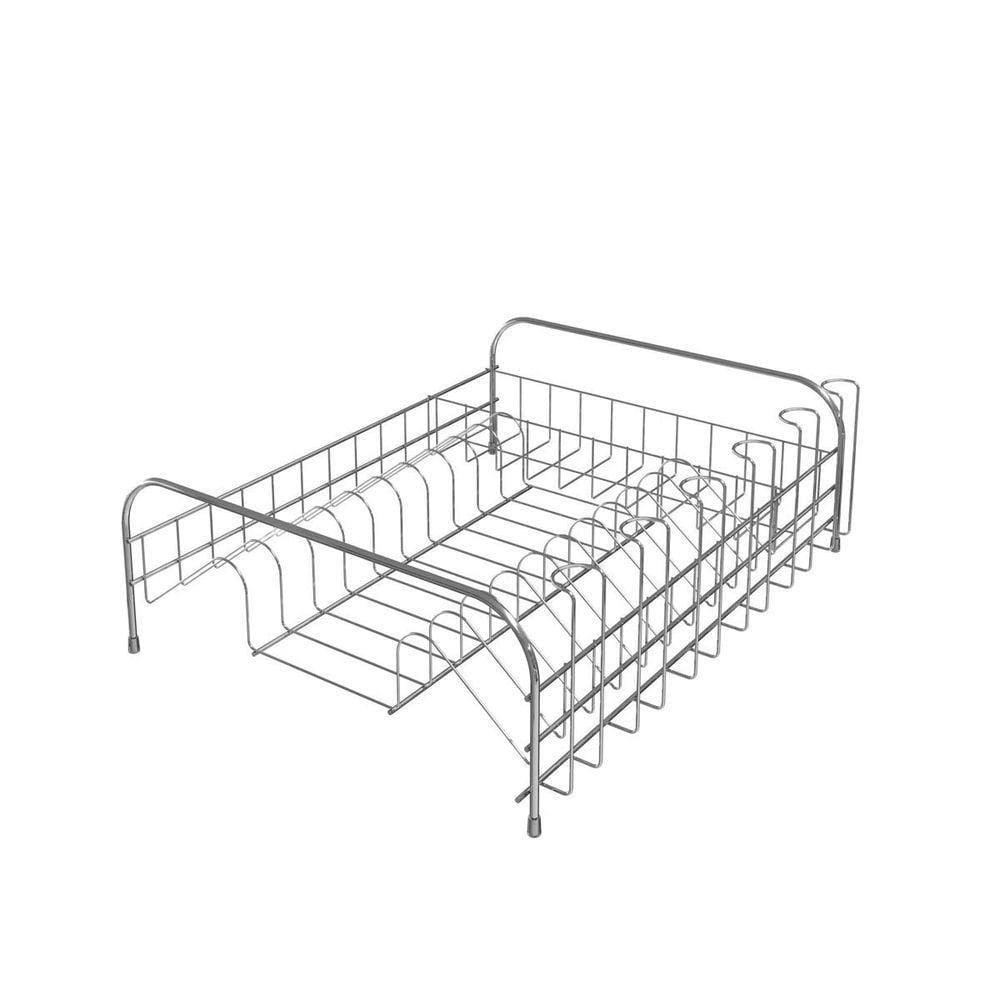 Escorredor De Louça Em Aço Com Porta Copos - Stolf