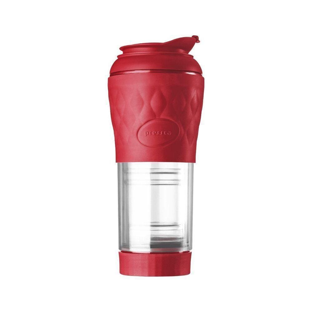 Cafeteira Portátil Manual 350ml - Pressca Vermelho
