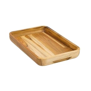 Gamela De Madeira Teca Retangular - Stolf 47,5x5