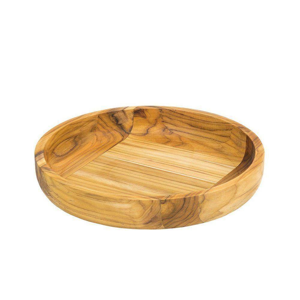 Gamela De Madeira Teca Redonda - Stolf 31x31