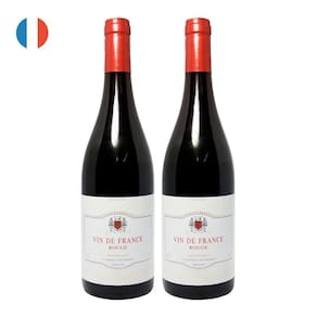 Kit 2 Vinhos Vin De France Rouge Tinto França 750ml