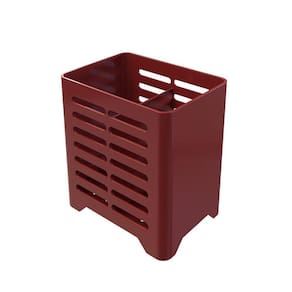 Porta Talheres Em Plástico - Stolf Vermelho