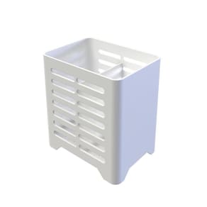 Porta Talheres Em Plástico - Stolf Branco