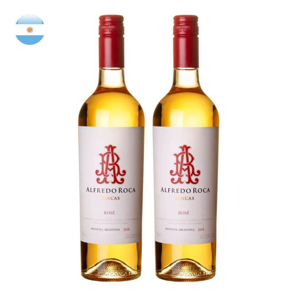 Kit 2 Vinhos Alfredo Roca Fincas Rosé Argentina 750ml
