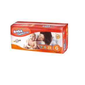 Fralda Infantil Bebe Conforto Intermediaria G C/22