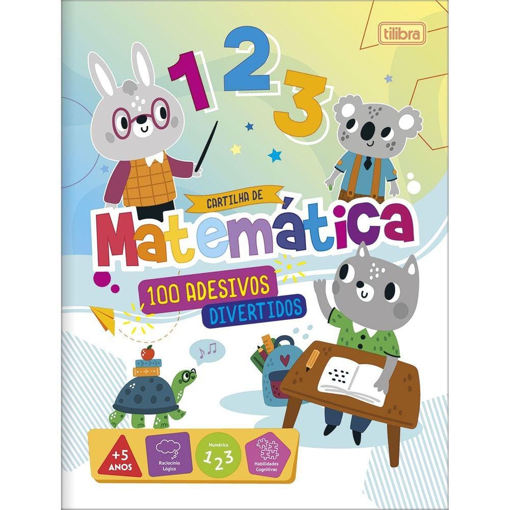 Cartilha Adesiva de Atividades de Matemática 8Fls Tilibra