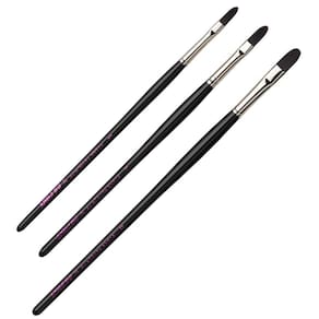 Kit De Pincéis Sintéticos Evan Woodruffe Com 3 Unidades Da Vinci 412021