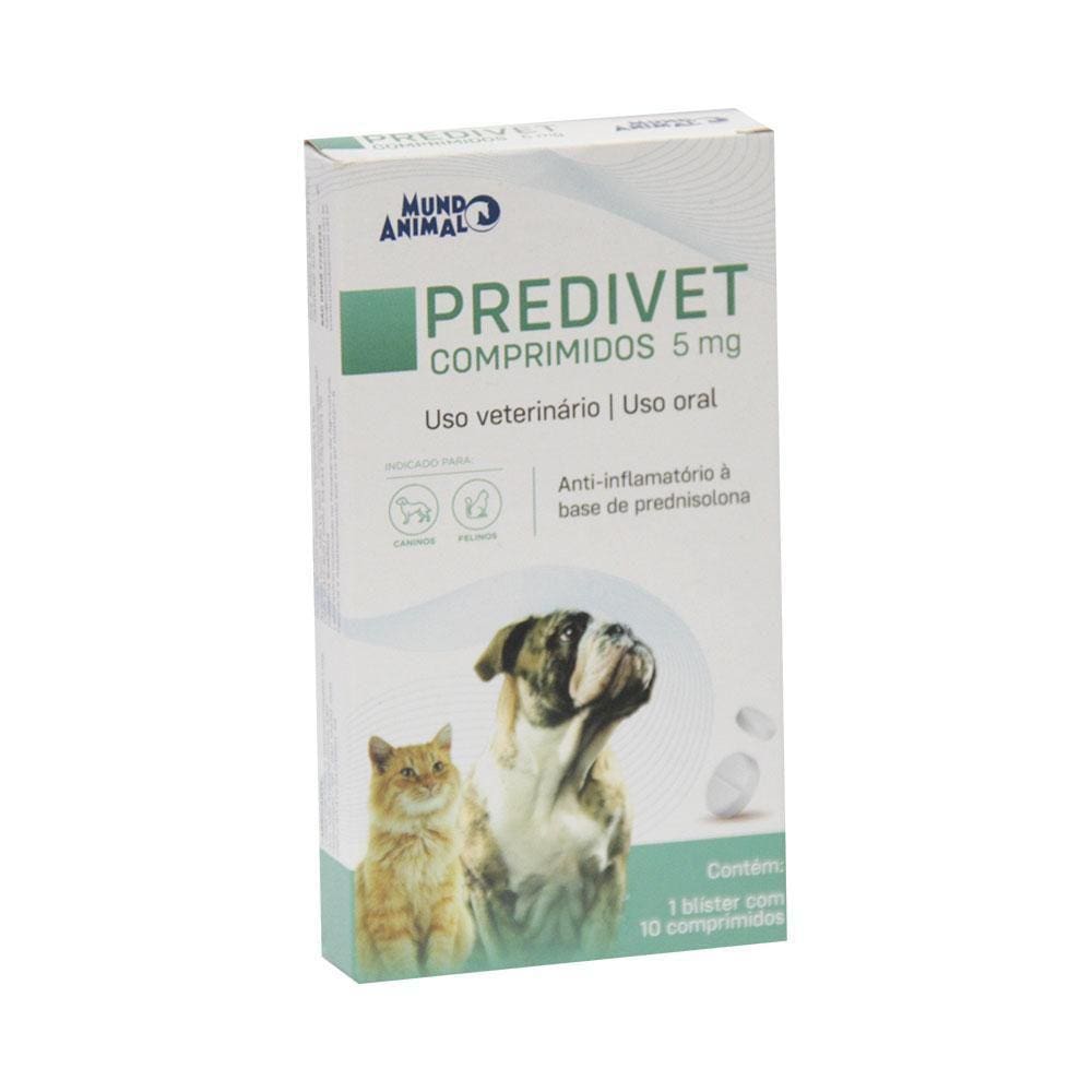 Predivet 5Mg 10 Comprimidos - Mundo Animal