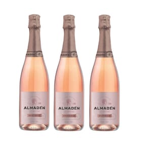 Kit Espumante Almadén Brut Rosé Charmat 750ml 3 unidades