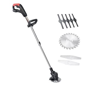 Cortador Aparador de Grama Planta Sem Fio Portatil Jardim Quintal Cabo Ajustavel Potente