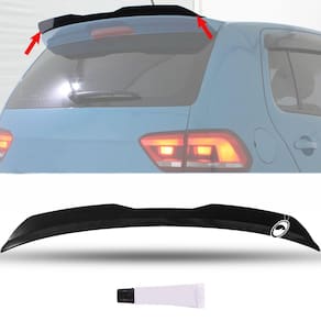 Aerofólio Traseiro Universal TG Poli Black Piano Hatch Aero Lip