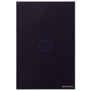 Interruptor Touch Wi-fi Smart Tramontina Preto Com 1 Canal