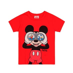 Camiseta Infantil Masculina Manga Curta Mickey Mouse Ref:25644 1/3