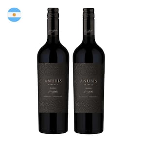 Kit 2 Vinhos Anubis Reserva Malbec Tinto Argentina 750ml