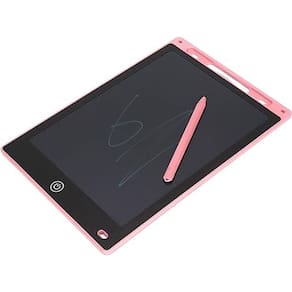 Lousa Mágica Tela LCD 8,5" Desenhar Escrever Rosa Exbom