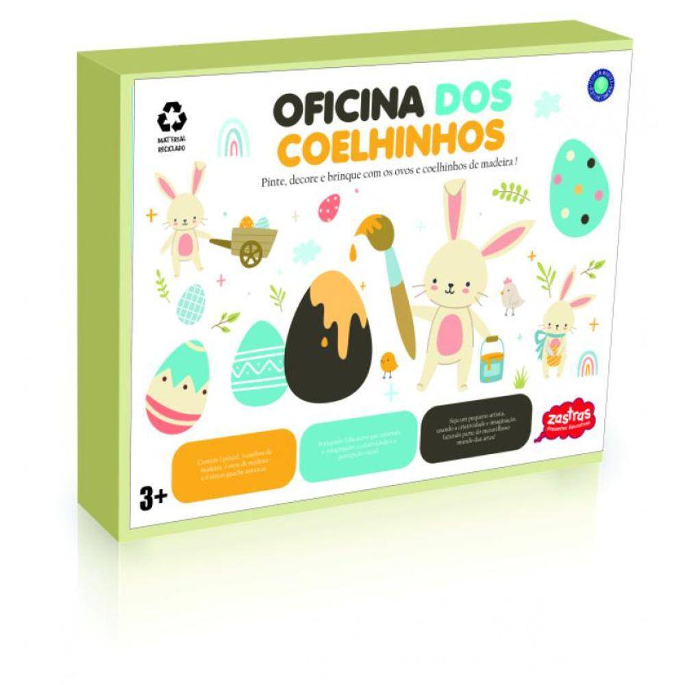 Brinquedos Educativos - OFICINA DOS COELHINHOS ZASTRAS - ZASTRAS BRINQUEDOS