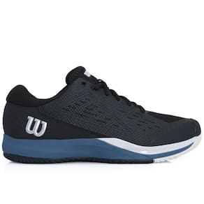 Tênis Wilson Rush Pro Ace Preto Azul e Branco