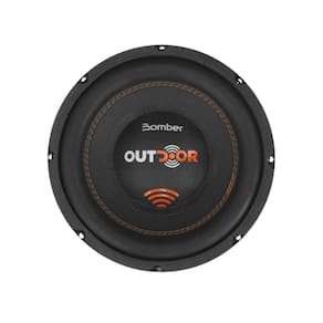 Alto Falante Subwoofer Bomber Outdoor 10 Pol 300W Rms 4 Ohms Bobina Simples