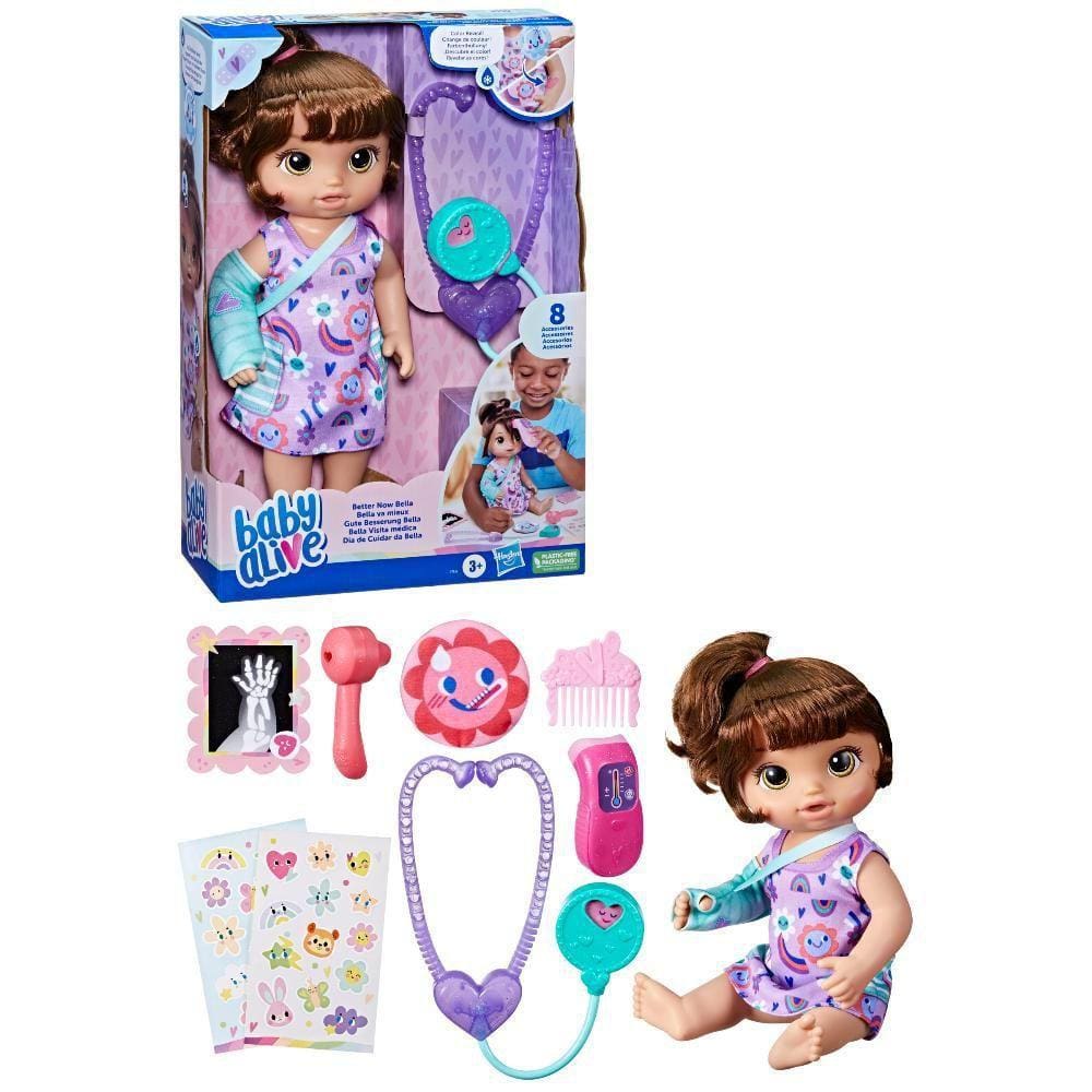 Boneca - Baby Alive Better Now Bella - Cabelo Castanho HASBRO