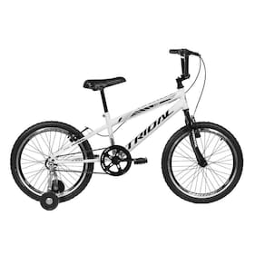 Bicicleta Aro 20 Infantil Bmx Cross Roda Lateral Tridal - Branco