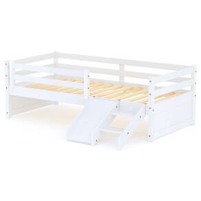 Cama Solteiro Infantil Eco E Mini Escada/escorregador Branco Mobilistore