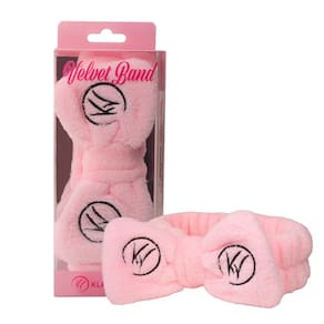 Faixa De Cabelo Aveludada Klass Vough Velvet Band Rosa Vb-01