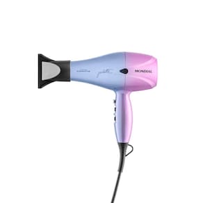 Secador de Cabelo by Juliette Mondial Rosa e Azul SCPJU03