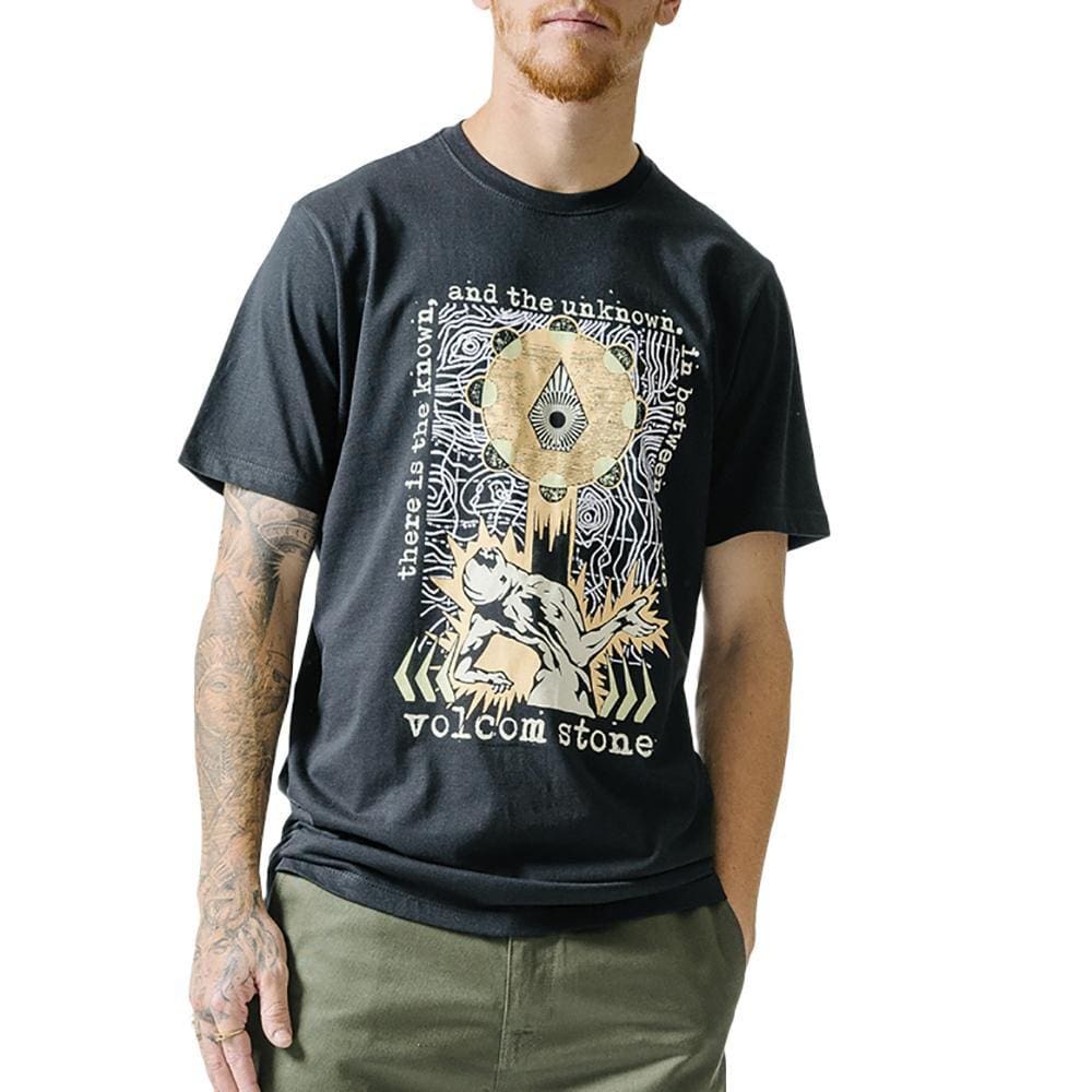 Camiseta Volcom Slim Apparition SM24 Masculina Preto
