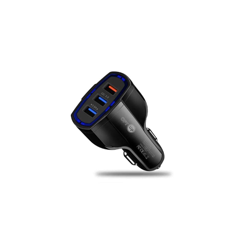 OPTUP Carregador Turbo Veicular QUALCOMM 3.0 - 3 Entradas