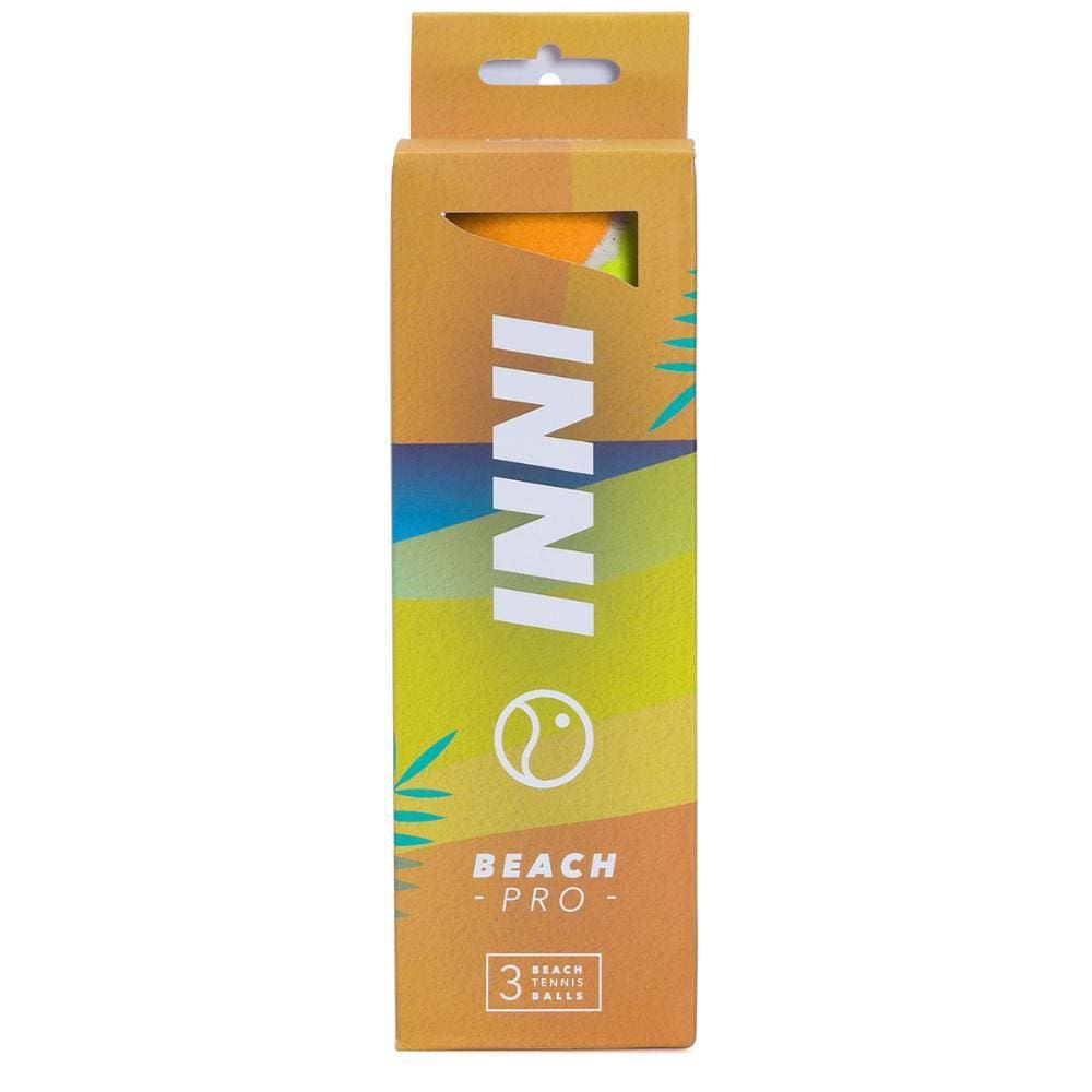 Bola de Beach Tennis Inni Beach Pro Tubo com 3 Bolas