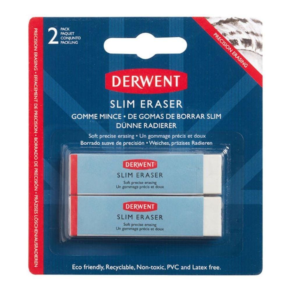 Borracha Derwent Slim Eraser com 2 Unidades