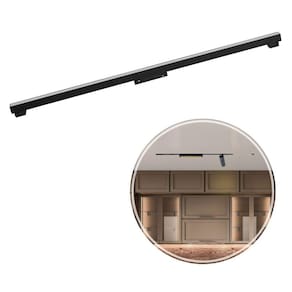 Luminária Difusa Mag. Preta 36W C. Superior P/ Perfil K20 DS9972 Delis ST2804